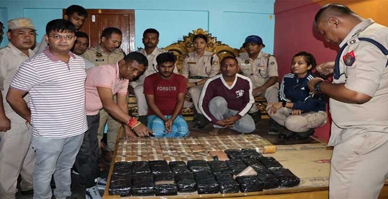 Assam Police recovered 5 lakh Yaba tablets from a consignment