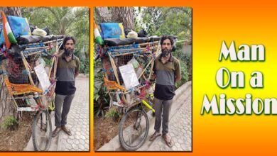 Assam: Bipul Kalita on cycle tour across India to promote awareness on Poverty