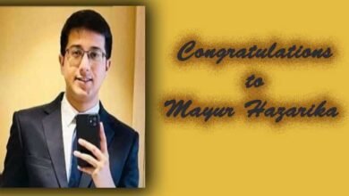 Assam’s Mayur Hazarika Secures Rank-5 in UPSC exam