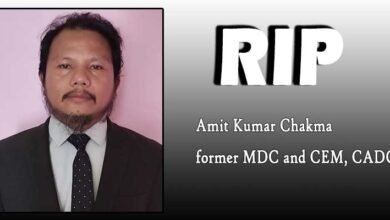 Mizoram: Amit Kumar Chakma, former CEM, loses his life to attack by miscreants at Lokkisury village