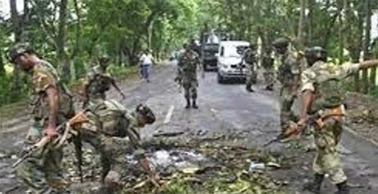 Army holds Flag March after Violence hits Manipur