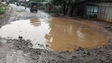 Meghalaya: Poor conditions of AMPT Road in West Garo Hills pose threat to commuters﻿