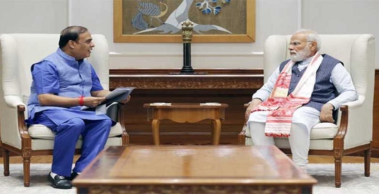 Assam Chief Minister apprises PM Modi about flood situation