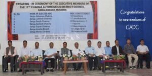 Mizoram: Newly appointed Executive Members of CADC Sworn-in