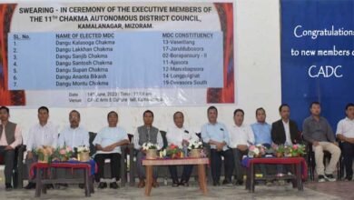 Mizoram: Newly appointed Executive Members of CADC Sworn-in