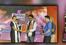 Assam down town University gets Education Eminence Award from News 18