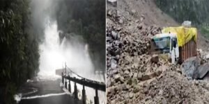 Sikkim Flash Flood: NH10 blocked at Pegong, around 3,000 tourists stranded