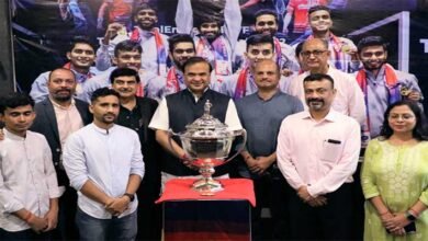 Assam CM visits office of Badminton Association of India