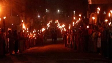 Manipur: Meitei Women form Human Chains on Street for Peace