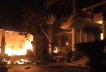 Manipur violence: Mob sets Union minister RK Ranjan Singh’s house on fire