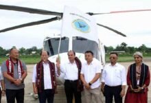 Nagaland: Neiphiu Rio flags Off helicopter services from Dimapur