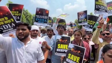 Manipur Viral Video: Congress Protest from Parliament to Street, seeking Resignation of Manipur CM