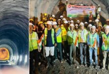 Nagaland: NF Railway achieved Breakthrough in Tunnel no. 15 of Dimapur – Kohima New Rail Project