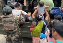 Manipur citizens who took shelter in Myanmar return home; CM