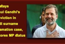 Supreme Court stays Rahul Gandhi's conviction in Modi surname defamation case, restores MP status