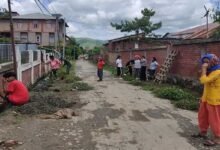 Manipur: Clean Drive Conducted in Churachandpur, Manipur Relief Camps