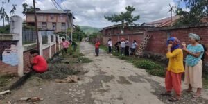 Manipur: Clean Drive Conducted in Churachandpur, Manipur Relief Camps