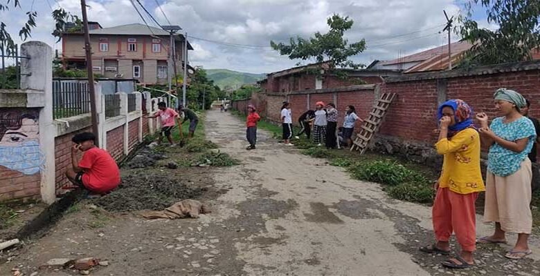 Manipur: Clean Drive Conducted in Churachandpur, Manipur Relief Camps