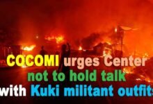 Manipur: COCOMI urges Center not to hold talk with Kuki militant outfits