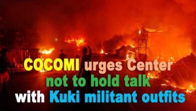 Manipur: COCOMI urges Center not to hold talk with Kuki militant outfits