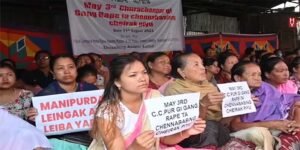 Manipur: Claim of another gangrape in Manipur, Women stage protest
