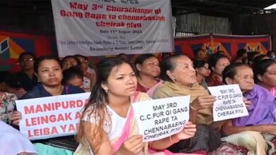 Manipur: Claim of another gangrape in Manipur, Women stage protest