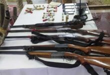 Manipur Police conducts search operations, recovered Arms, ammunition