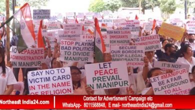 Karnataka: KMA organises Sit-in Protest demanding restore of Peace in Manipur
