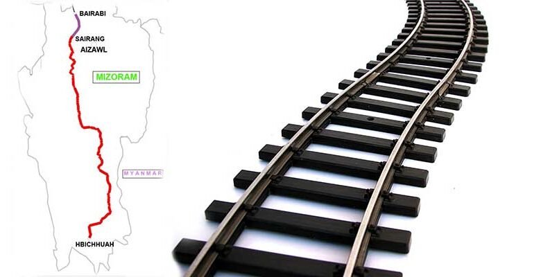Indian Railways is planning to link Myanmar border in Mizoram by rail