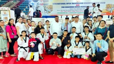 Sikkim Taekwondo Team win Best performance Award in 14th National Open Taekwondo Championship held at Ranchi
