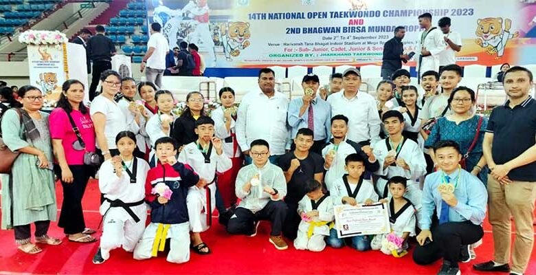 Sikkim Taekwondo Team win Best performance Award in 14th National Open Taekwondo Championship held at Ranchi