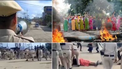 Manipur:  Curfew reimpose in entire Imphal valley after protests for release of 5 men