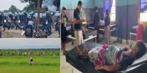 Manipur: ‘Protest March’ held defying curfew, 30 injured as police fire teargas shells
