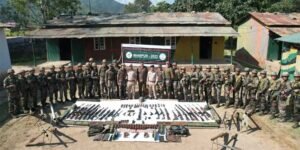 Manipur Police recovered Massive Arms and Ammunitions