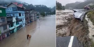 Sikkim Flash Flood: 23 Army personnel went missing, NH10 Totally washed away at Melli