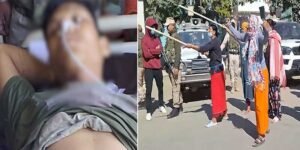 Manipur: Injured Myanmar national brought to Imphal for treatment dies; locals protest