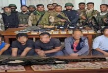 Manipur: Security forces arrested seven persons including one Myanmar national