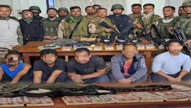 Manipur: Security forces arrested seven persons including one Myanmar national