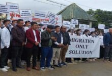 Manipur: MBBS students stage protest after debarred from appearing first year exam