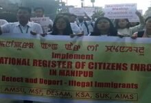 Manipur: Students take out rally demanding implementation of NRC