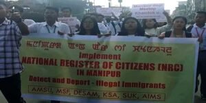 Manipur: Students take out rally demanding implementation of NRC