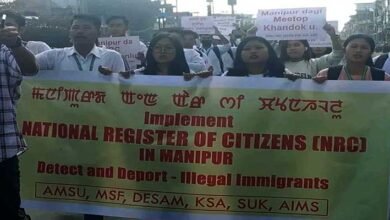 Manipur: Students take out rally demanding implementation of NRC