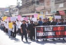 Manipur: students stage protest over educational negligence of Kuki-Zo students