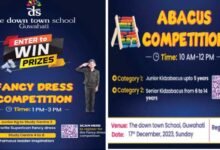 Assam: down town school Guwahati, to be presents Fancy Dress Competition and ABACUS Competition