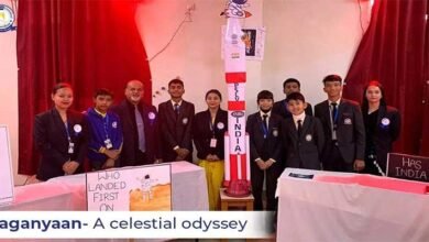 GAGANYAAN: A Celestial Odyssey- illuminated down town Gurukul Moranhat with a captivating science exhibition.