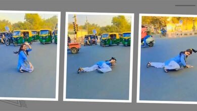 Viral Video: Girl dancing at traffic signal