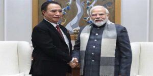 Mizoram CM Lalduhoma discuss Myanmar refugee issue with PM Modi