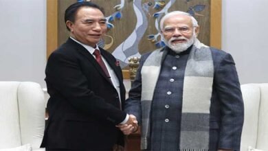 Mizoram CM Lalduhoma discuss Myanmar refugee issue with PM Modi