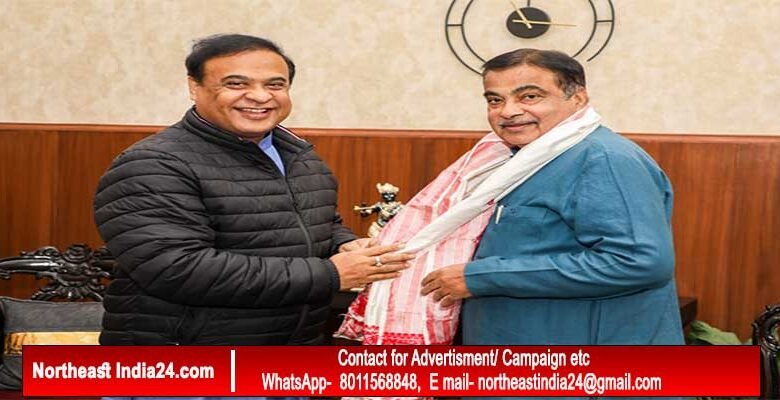 Assam CM takes up key infra projects with Union Minister Gadkari