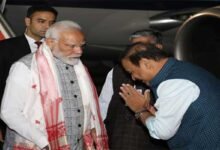 PM Modi arrives in Assam on two-day trip to unveil projects worth Rs 11600 Cr on Sunday